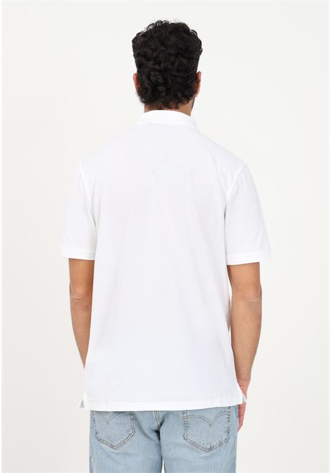 Polo bianca da uomo con patch logo LYLE & SCOTT | Polo | LSSP400VOGE626