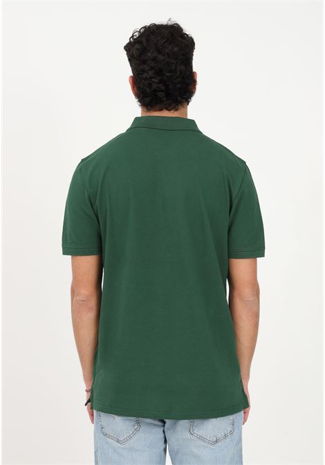 Polo verde da uomo con patch logo LYLE & SCOTT | Polo | LSSP400VOGW510
