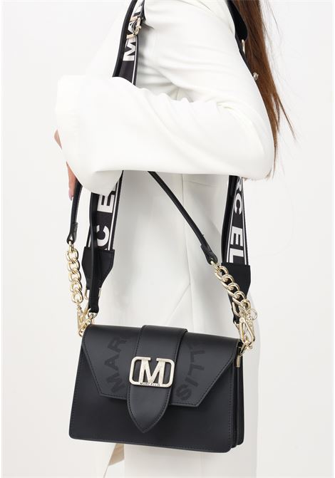 Kourtney M Diamond women's black casual bag MARC ELLIS | Bag | KOURTNEY M DIAMONDBLACK/GOLD