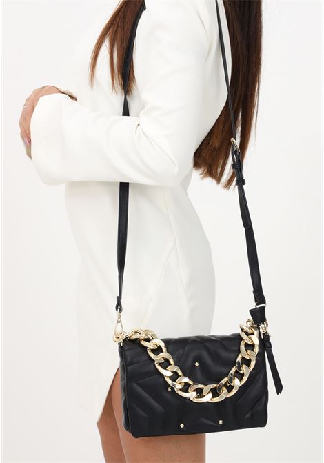 Women's black Star Tote Chain M casual bag MARC ELLIS | Bag | STAR TOTE CHAIN MBLACK
