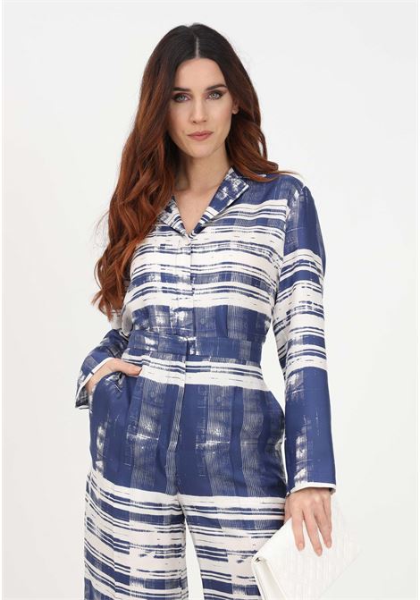 Women's two-tone casual shirt with abstract pattern MAX MARA | Shirt | 2361910337600001