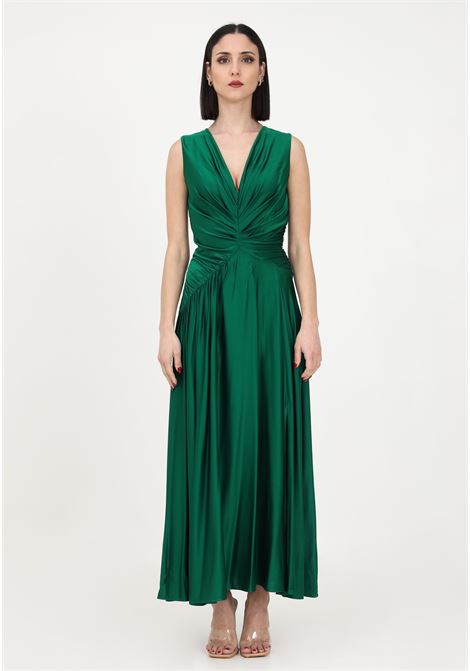 Long green dress for women MAX MARA | 2366210235600001