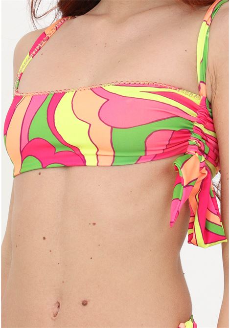 Bikini multicolor da donna con ricamo perline ME FUI | Beachwear | MF23-0101X1.