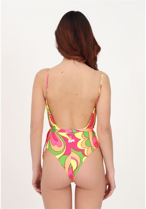 Multicolor one-piece swimsuit for women ME FUI | Beachwear | MF23-0112X1.