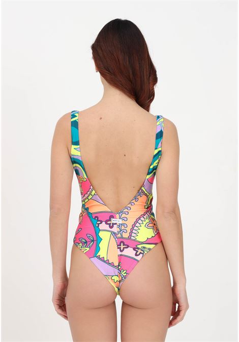Multicolor one-piece swimsuit for women ME FUI | Beachwear | MF23-0123X1.