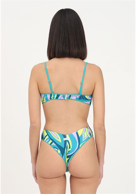 Bikini multicolor da donna con fantasia astratta ME FUI | Beachwear | MF23-0131X1.