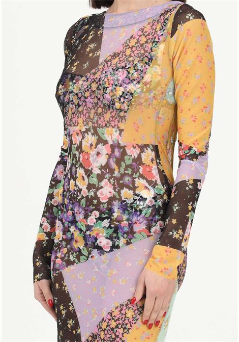 Fuoriacqua multicolor da donna con stampa a fiorellini ME FUI | MF23-0226X1.