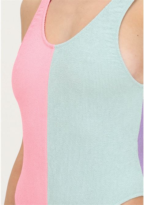 Multicolor one-piece swimsuit for women ME FUI | Beachwear | MF23-0235VA.