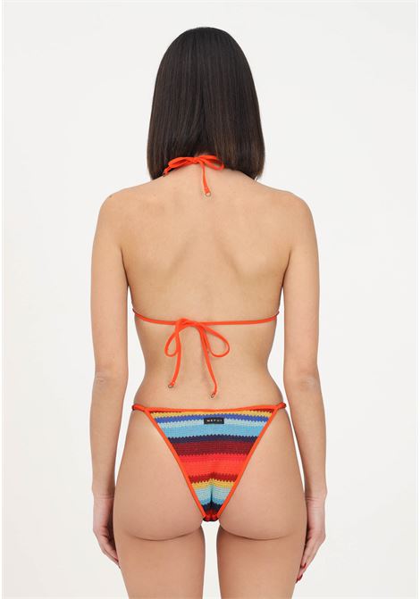 Bikini arancione da donna lavorato a maglia con sfumature sunset ME FUI | Beachwear | MF23-0300U.