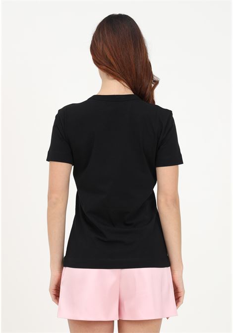 T-shirt casual nera da donna con stampa MOSCHINO BOUTIQUE | T-shirt | 07051151A5555