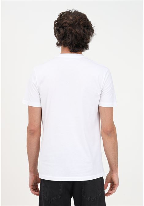Men's white casual t-shirt with front print MOSCHINO | T-shirt | 07230241A1001