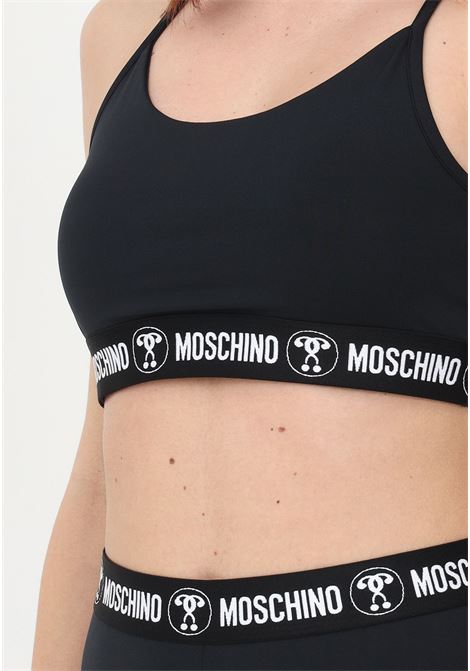 Black casual top for women MOSCHINO | Top | A080346020555