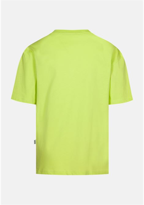 T-shirt casual verde da bambino con logo MSGM | T-shirt | MS029317086