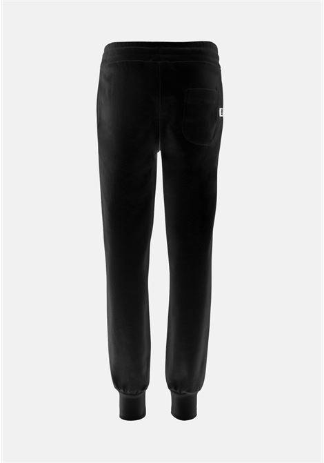 Black sports trousers for boys and girls with logo print MSGM | Pants | MS029342110