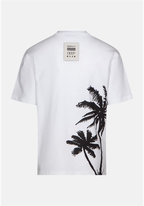 White boy t-shirt with logo print MSGM | T-shirt | MS029526001