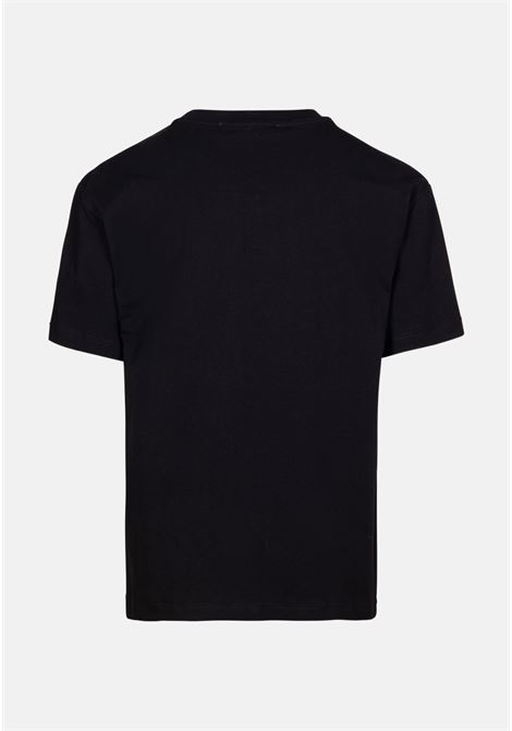 Black casual t-shirt for boy with logo print MSGM | T-shirt | MS029529110