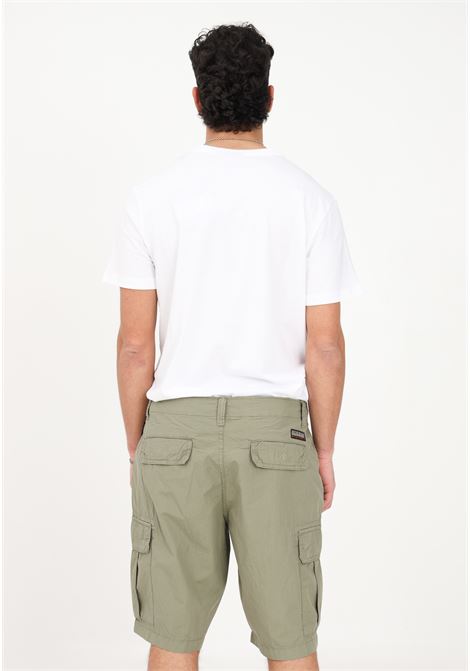 Shorts casual verde da uomo modello cargo NAPAPIJRI | Shorts | NP0A4GAMGAE1GAE1