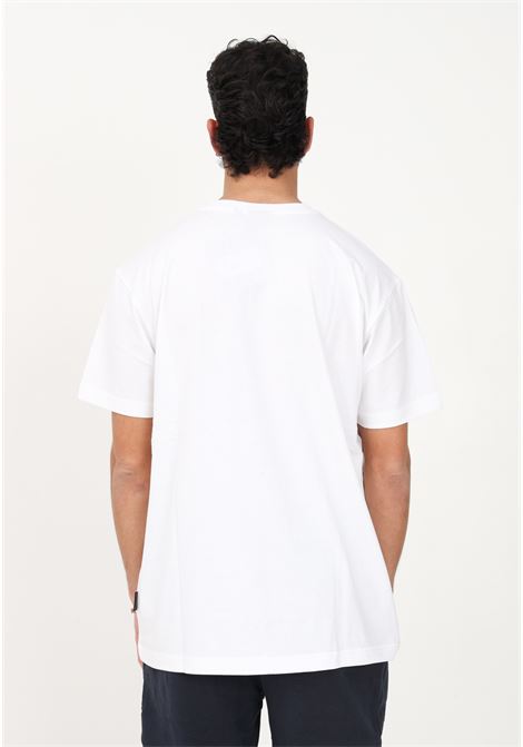 T-shirt casual bianca da uomo con taschino e patch logo NAPAPIJRI | T-shirt | NP0A4GBP00210021