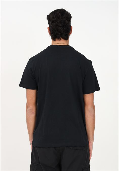 T-shirt casual nera da uomo con ricamo logo NAPAPIJRI | T-shirt | NP0A4H8D04110411