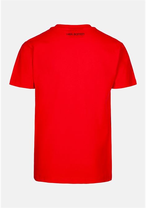 T-shirt casual rossa da bambino NEIL BARRETT KIDS | T-shirt | 033579040
