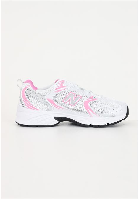 White and pink 530 sports sneakers for women NEW BALANCE | Sneakers | MR530BCWHITE