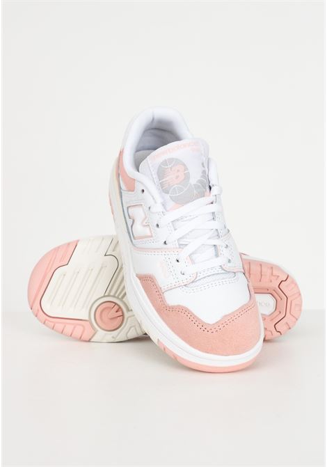 White casual 550 sneakers for girls NEW BALANCE | Sneakers | PSB550CDWHITE