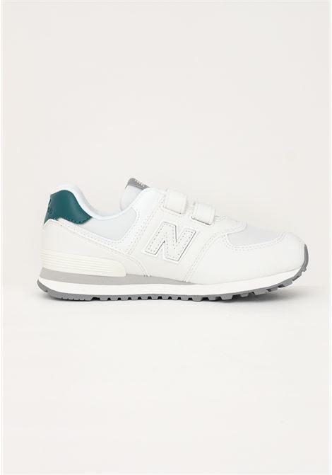 White casual sneakers for boys and girls with different colored heels NEW BALANCE | Sneakers | PV574MW1REFLECTION