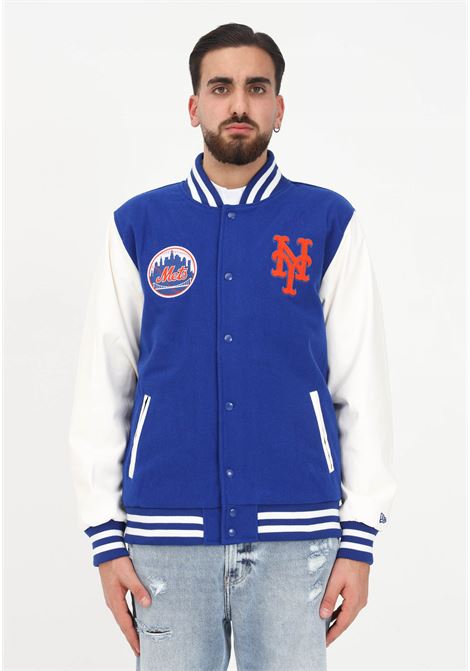 Varsity New York Mets MLB Wordmark Blue Jacket for Men and Women NEW ERA | Jacket | 60301351