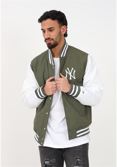 New York Yankees MLB Team green bomber jacket for men NEW ERA | Jacket | 60332162.