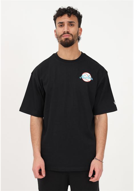 T-shirt casual nera da uomo con maxi stampa New Era Heritage Baseball Graphic NEW ERA | T-shirt | 60332227.
