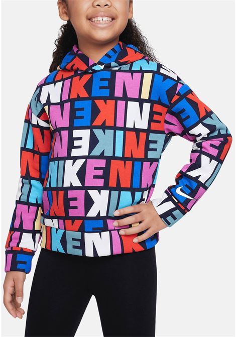 Nike Snack Pack Girl's Black Hoodie NIKE | Sweatshirt | 36K427695