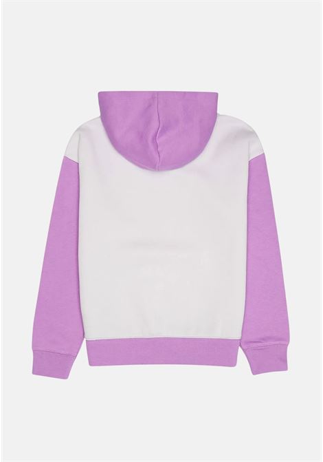 Lilac hooded sweatshirt for girls with logo print NIKE | 45C146P4G