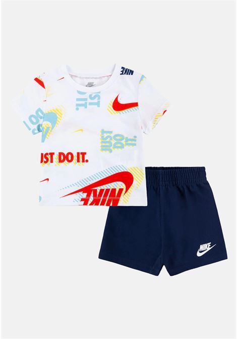 Two-tone baby boy outfit with t-shirt and shorts NIKE |  | 66K471U90