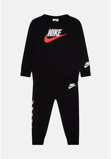 Black baby boy suit with maxi logo print NIKE | Suit | 66K514023