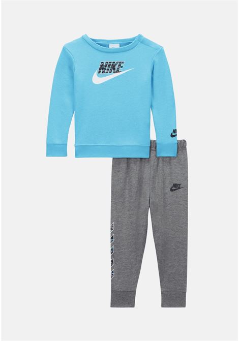 Baby blue overalls with contrasting trousers NIKE | Suit | 66K514GEH