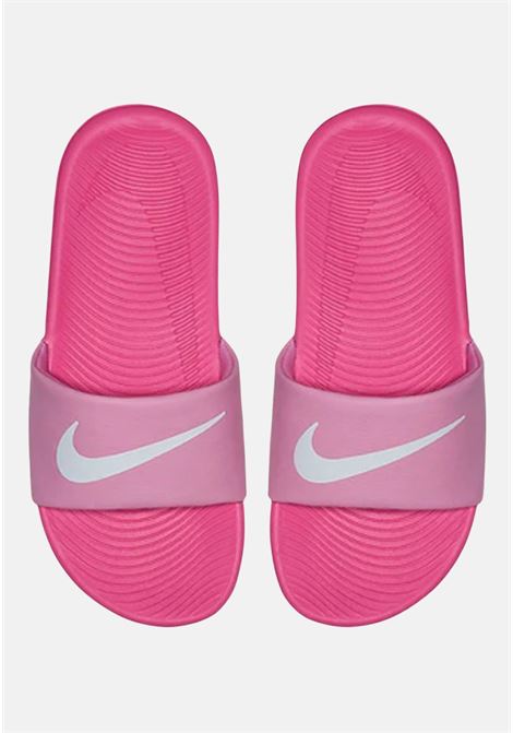 Black unisex nike kawa slide slippers NIKE | slipper | 819352602