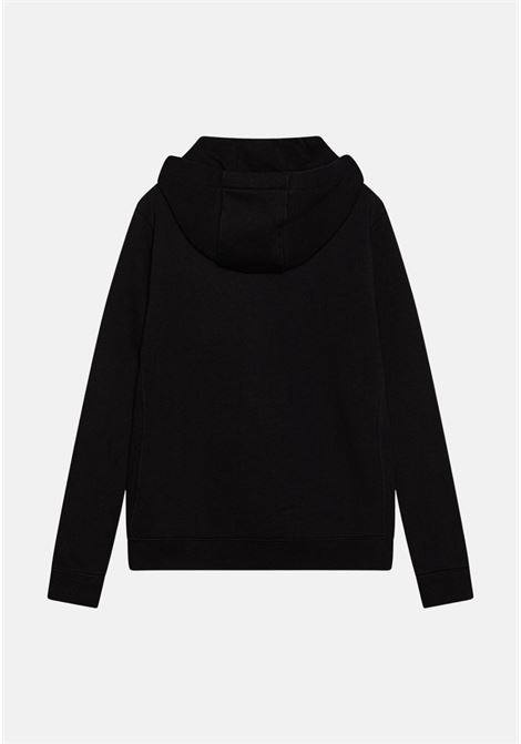 Black sweatshirt for boys and girls with hood and logo embroidery NIKE | Sweatshirt | 86K678023