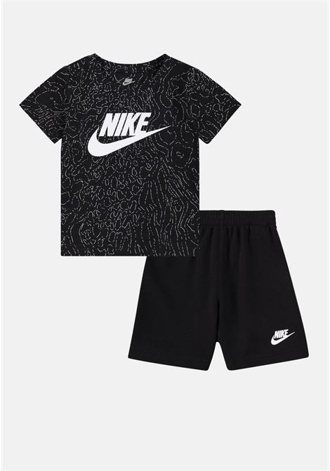 Black baby outfit with logo print NIKE | 86K794023