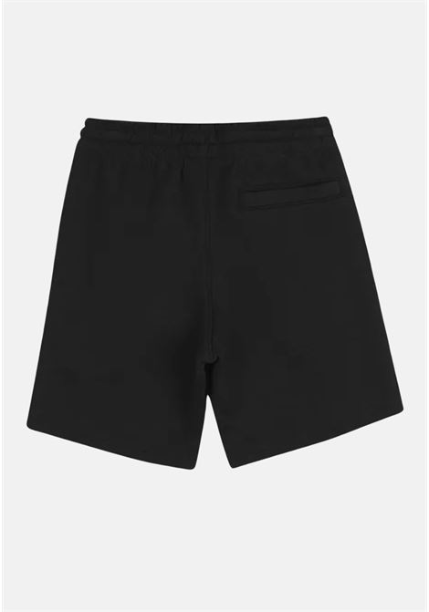 Shorts sportivo nero per bambina e bambino con ricamo logo NIKE | Shorts | 8UB447023