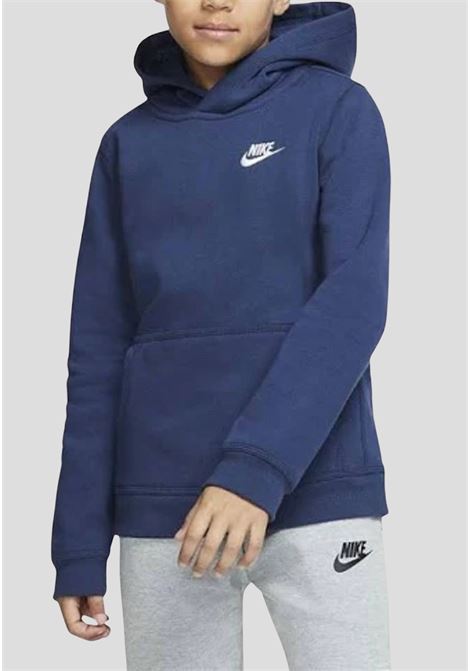 Felpa Nike Sportswear blu per bambino e bambina NIKE | Felpe | BV3757410
