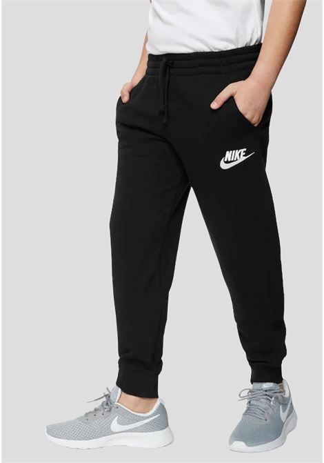Black trousers for boys and girls with logo print NIKE | Pants | CI2911010