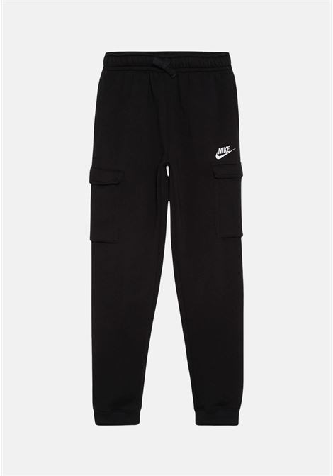 Black sport trousers for boys and girls with logo embroidery NIKE | Pants | CQ4298010