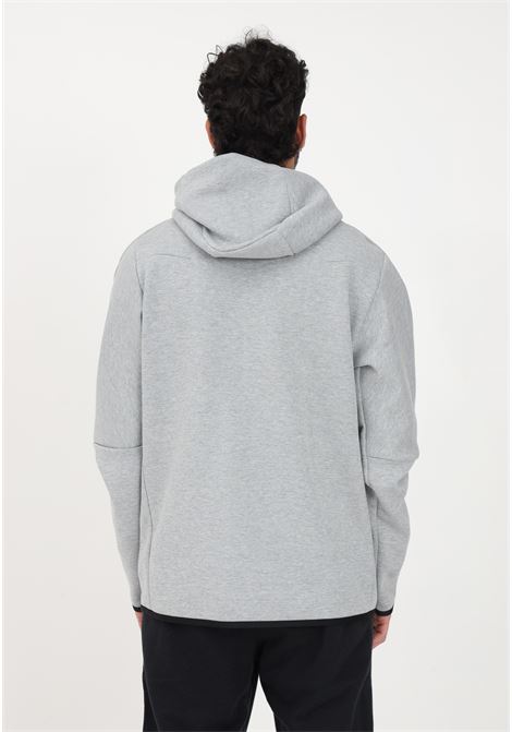 Gray men's sweatshirt with logo print and zip NIKE | CU4489063