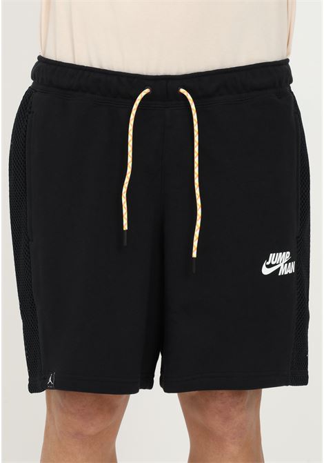 Shorts sportivo nero per uomo e donna con logo Jumpman NIKE | Shorts | DM3009010
