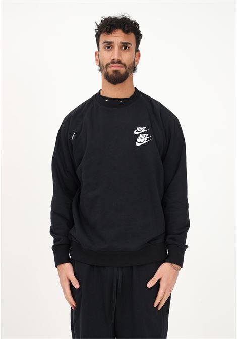 Men's Black World Tour Pack Graphic Crew Neck Sweatshirt NIKE | Sweatshirt | DN4407010