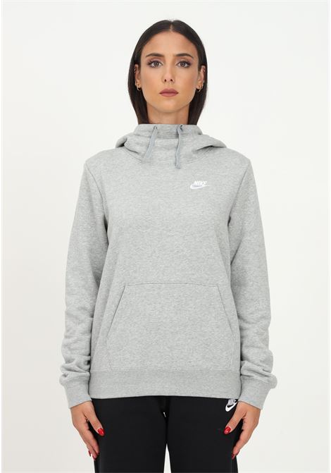 Women's sweatshirt with hood and logo embroidered on the front NIKE | DQ5415063