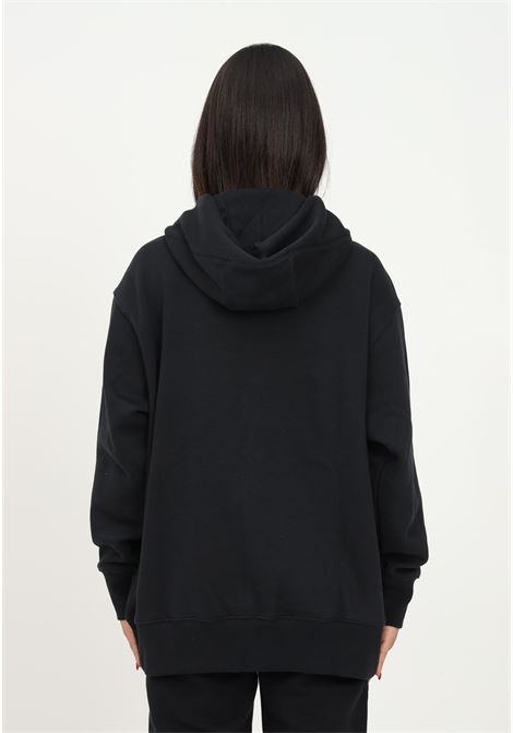 Women's black hooded sweatshirt with logo embroidery NIKE | DQ5758010
