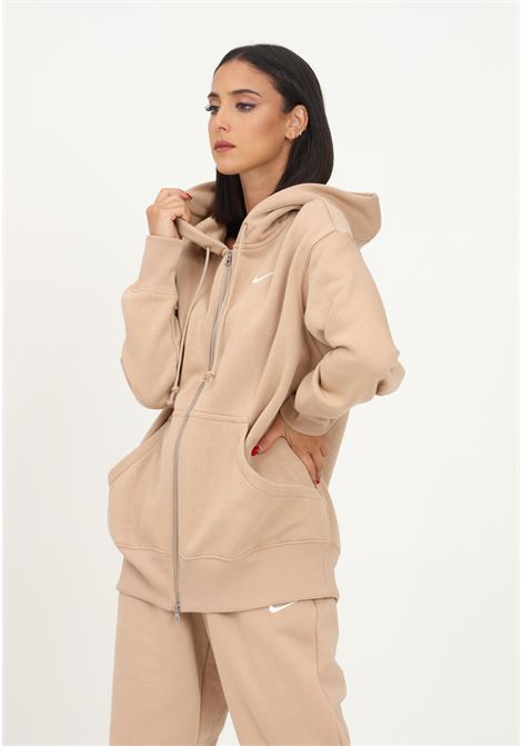 Oversize sweatshirt in cotton blend with zip and hood NIKE | DQ5758200