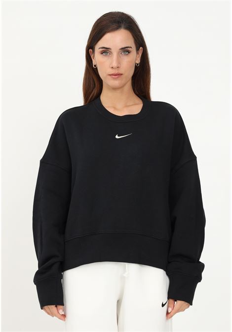 Women's Sweatshirt Black Short Oversize Sportswear Phoenix NIKE | DQ5761010