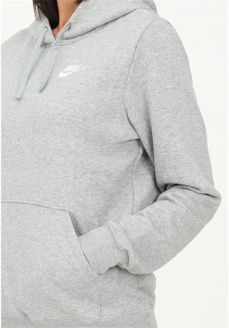 Sportswear Club Fleece for Men and Women gray with hood NIKE | DQ5793063